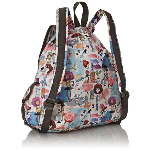 Moomin LeSportsac Backpack Large Print All Over - Picture 3 of 12